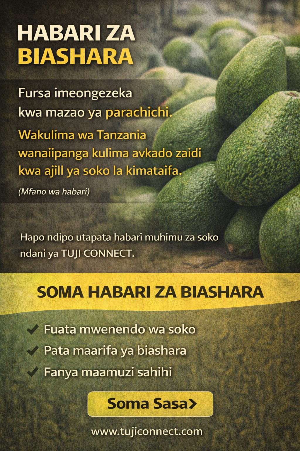 UKO TAYARI KUUZA BIDHAA NJE JIANDAE